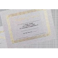 Thermo-Engraved Award Certificate (8 1/2"x11")
